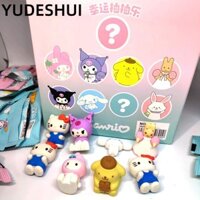 Yudhui 32 Cái Hộp, Đồ Dùng Văn Phòng Phẩm Dễ Thương Labububuju Tẩy Túi Mù, Kuromi Hello Kitty Cao Su Hoạt Hình Tẩy Bộ Quà Tặng Học Sinh