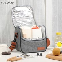 Yuelman Túi Đựng Hộp Cơm Trưa Cỡ Lớn Chất Liệu Dày Dặn