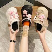 Yuewen Sweet Cool y2k Giày Star Hole Nữ Mặc Bên Ngoài Chống Trơn Trượt Đế Dày Đi Chơi Đi Biển Dép Dép Dép