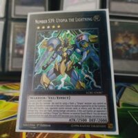 Yugioh card: Number S39 Utopia The Lightning secret 1st