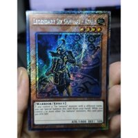 [Yugioh Funny Shop] 1 lá thẻ bài Legendary Six Samurai - Kizan - RA03-EN249 - Platinum Secret Rare 1st Edition