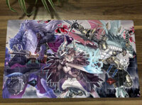 Yugioh Fur Hire Deck Duel Playmat CCG TCG Thảm Trading Card Game Mat