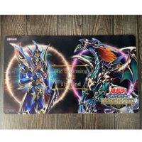 Yugioh Playmat Black Luster Soldier Envoy of the Beginning TCG Card Game Mat