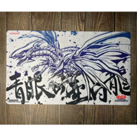 Yugioh Playmat Blue-Eyes White Dragon TCG CCG Mouse Pad Trading Card Game Mat