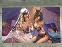 Yugioh Playmat Gravekeeper 's Priestess Nhà tâm linh học TCG CCG Card Game Mat Pad