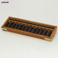 Yuksok 13 Cột Bàn Gỗ Học Tập Đồ Chơi Giáo Dục Đếm Cho Trẻ Em Người Lớn