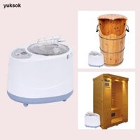 Yuksok 1500W Xông Hơi Nồi Xông Hơi Di Động Nồi Hẹn Giờ Hiển Thị Xông Hơi Động Cơ SPA Máy Cho SPA Hộ Gia Đình