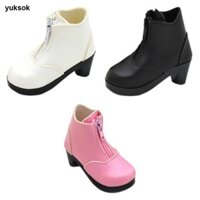 Yuksok 24 "Giày Bốt Búp Bê Da PU Trang Điểm Thủ Công Hightops Cho Búp Bê Thay Quần Áo Nữ Nhân Vật Mặc Cảnh Ảnh Chống Đỡ