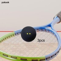 Yuksok 3x Đôi Bóng Squash Người Mới Bắt Đầu 39mm Cho Ngoài Trời