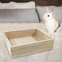 Yuksok Bunny Hay Giá để thức ăn, Giá đỡ cỏ Bunny Manger, Giá đỡ máng cỏ Hay bằng gỗ cho Chinchilla, Động vật nhỏ