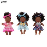 Yuksok Búp Bê Bé Gái Châu Phi Handmade Bao Gồm Trang Phục Cao Cấp Quà Tặng Sinh Nhật Kèm Bộ Sưu Tập Trang Phục Cho Trẻ Em Trẻ Em