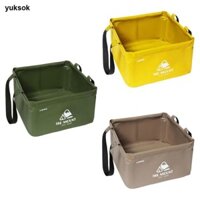 Yuksok Hộp Đựng Nước Thùng Đựng Di Động Đa Năng 15L Chậu Rửa Chống Thấm Nước Cho Cắm Trại Xe Du Lịch