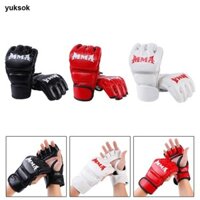 Yuksok Mma Găng Tay Nửa Ngón Tay Chiến Đấu Huấn Luyện Găng Tay Túi Nghệ Thuật Găng Tay Đấm Bốc Cho Xước Sparring Muay Thái