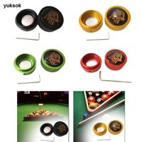 Yuksok Pool Cue Phấn Giá Đỡ Mini Bi-a Phấn Bảo Quản Hộp Kim Loại, Hộp Phấn Bể Bơi