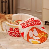 Yuksok Ramen Giường Mèo Thoải Mái Có Thể Giặt Được Có Thể Tháo Rời Có Thể Tháo Rời Đa Năng Giường Sofa Cho Chó Giường Mèo Tổ Cho Mèo Con Mèo Con Chó Con