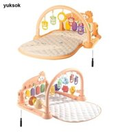 Yuksok Thảm Đồ Chơi Giáo Dục Sớm Có Âm Nhạc Quà Tặng Sinh Nhật Piano Tập Gym Pad Kick Và 0 6 12 Tháng Cho Bé