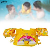Yuksok Trẻ Em Áo Bơi Phao Đồ Bơi Đồ Bơi Di Động Nhẹ Bơi Phao Vest Cho Tiệc Du Lịch Bé Gái Trẻ Em 2-6 Tuổi