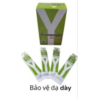 Yumangel hộp 20 gói ×15ml hàng chính hãng hỗ trợ các biểu hiện trào ngược thực quản,đau dạ dày,,ợ hơi,ợ chua