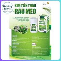 yummystoree Kim tiền thảo - râu mèo: giúp thanh nhiệt lợi tiểu, hỗ trợ giảm triệu chứng của sỏi tiết niệu lọ 90 viên