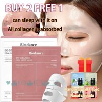 [Yumyumcucu] [mua 2 tặng 1] Mặt nạ Collagen hydrogel Biodance Bio-Collagen Real Deep mask 34g có thể ngủ với nó trên mặt nạ làm dịu, dưỡng ẩm và chống viêm