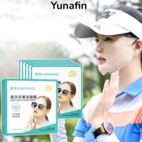 YUNAFIN  1 / 5 Cái Mặt, Chăm Sóc Da Nén Lạnh Làm Mát Golf Jelly Mặt nạ, Chặn Hydrogel Gel Chống Nắng Chống Tia UV Mùa Hè Ngoài Trời UV Mặt Miếng Dán