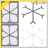 YUNAFIN 12 kẹp Giá giữ Ga Trải Giường Nylon Chống trượt Kẹp nệm Vỏ ốc vít Có thể điều chỉnh Kẹp dây cố định Chăn