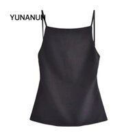 Yunaun Áo hở lưng, Áo ngực hở lưng vô hình màu trắng, có dây đeo Áo gợi cảm cho nữ