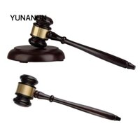 Yunaun Gỗ Thẩm Phán Búa, Thủ Công Tinh Tế Gõ Gỗ Gavel Búa, Khối Âm Thanh Cho Luật Sư Thẩm Phán Cosplay Đạo Cụ Luật Sư Búa Trang Trí
