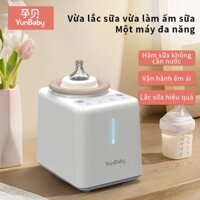Yunbaby Máy lắc sữa và hâm sữa 2 trong 1 Máy lắc sữa đa năng Hâm sữa Máy ủ ấm bình sữa cho em bé 1.3L Máy đun nước nóng