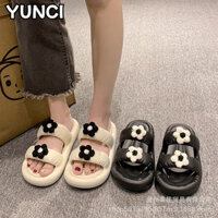 YUNCI  dép cross sục nữ 2024 HOTSALE Giày slip-on Phong cách thể thao Phù hợp Dễ dàng phối đồ Năng động Tinh tế FDL2470BQ4 28Z240712