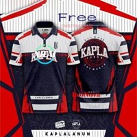 Yuns BAJU KAPLA LANUN v1 JERSEY LYCRA SUBLIMATION Áo thun Lelaki Microfiber Jersi Viral Unisex Dạo Phố