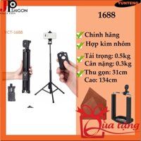 YUNTENG 1688, GẬY TỰ SƯỚNG/ CHÂN MONOPOD YUNTENG 1688, DÙNG CHO GOPRO, MÁY QUAY, ĐIỆN THOẠI, MÁY ẢNH...