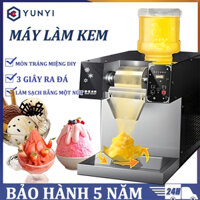 YUNYI Máy làm kem tươi kinh doanh 500W máy làm kem tuyết đá bào may lam kem BH 5 năm