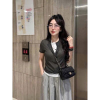 Yunyunstudio🧸 Áo phông giấy layout giả 2 lớp tag WGWE