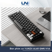 YUNZII YUNZII AL68 QMK/VIA – BÀN PHÍM CƠ AL68 – Case nhôm, Gasket mount, 3 mode, Tạ đáy – UNI OFFICIAL STORE