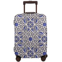 Yuotry Travel Luggage Cover - Geometry Art Zipper Suitcase Protector Luggage with Fixed Buckle Fits 18-32 Inch Luggage M