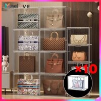 Yuumi Acrylic HộP Mica Hộp Nhựa Trong Suốt Hộp Đựng Giày TúI XáCh Mỹ PhẩM HộP,Tủ Trưng Bày Túi Xách,tủ đựng sác