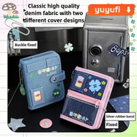 Yuyufi DIY Binder Journal Book, Y2K Style Handmade M5 Loose Leaf Notebook, Vintage Retro Ins Đa Năng Hộp Đựng Thẻ Ngôi Sao Quà Tặng Bé Gái