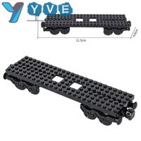 Yve 1 Khối Xây Dựng Xe Đạp, Đế Xe Lửa Lắp Ráp Thành Phố MOC, Đồ Chơi DIY Sáng Tạo Bền Đẹp Quà Tặng Giáng Sinh Gạch Bánh Xe Cho Trẻ Em