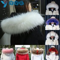 Yve Áo Khoác Lông Cổ Lông Có Thể Tháo Rời Phụ Kiện Cho Nữ