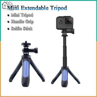 Yvone Mini Chân Đế Gấp Máy Tính Để Bàn Selfie Stick Monopod Ổn Định Tương Thích Với Hero 11 10 Phiên Đen Osmos