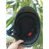 {YWQ CAR parts} Mũ bảo hiểm 1/2 dáng đua ngựa- mũ nửa đầu dáng đua ngựa