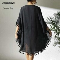 Yydiannawu Chống Nắng Mùa Hè Smock, Cổ Vuông Rỗng Đồ Bơi Che Váy, Thời Trang Rời Bộ Đồ Tắm Thường Ngày Đi Biển Áo Sơ Mi Nữ