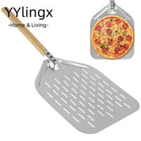 YYlingx  1 Chiếc Pizza Peel, Dụng Cụ Nhà Bếp Xẻng Pizza Chống Dính, Hợp Kim Nhôm Bền 12Inch Đục Lỗ Mái Chèo Pizza Thìa Cho Tự Làm Nướng Bánh Pizza Bánh Mì