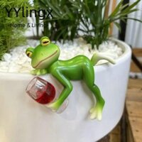 Yylingx Ếch Đồ Trang Trí Trang Trí, Nhựa Treo Chậu Hoa Cạnh Thủy Tinh Bể Cá Mặt Dây Chuyền, Bán Chạy Treo Trang Trí Để Bàn Các Bức Tượng Nhỏ Thủ Công Mô Phỏng Động Vật Trang Trí