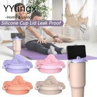 YYlingx Nắp cốc, Nắp chai silicon màu cam Kaki hồng tím, Nắp silicon mềm 40oz chống rò rỉ