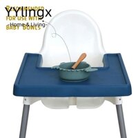 YYlingx  Tấm lót ghế cao, Tấm lót ghế trẻ em chống nước lớn, Phụ kiện Tấm lót silicon mềm chống trượt cho IKEA Antilop
