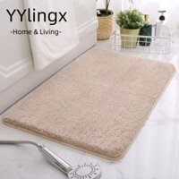 YYlingx Thảm trải sàn tóc dài YYLINGX, Thảm tắm có thể giặt được chống trượt, thấm nước bền bỉ Hộ gia đình Thảm trải sàn phòng tắm mềm mại Trang trí phòng tắm