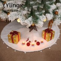 YYlingx Váy cây thông Noel sang trọng Đồ dùng dự tiệc bằng vải Cotton Thảm Đồ trang trí Giáng sinh