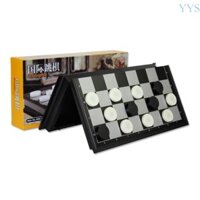 Yys Từ Du Lịch Checkers Board Game Set Di Động Gấp Bàn Cờ Đồ Chơi Giáo Dục Cho Gia Đình Board Trò Chơi Bền Đẹp